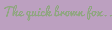 Image with Font Color 90A681 and Background Color BCA0C0